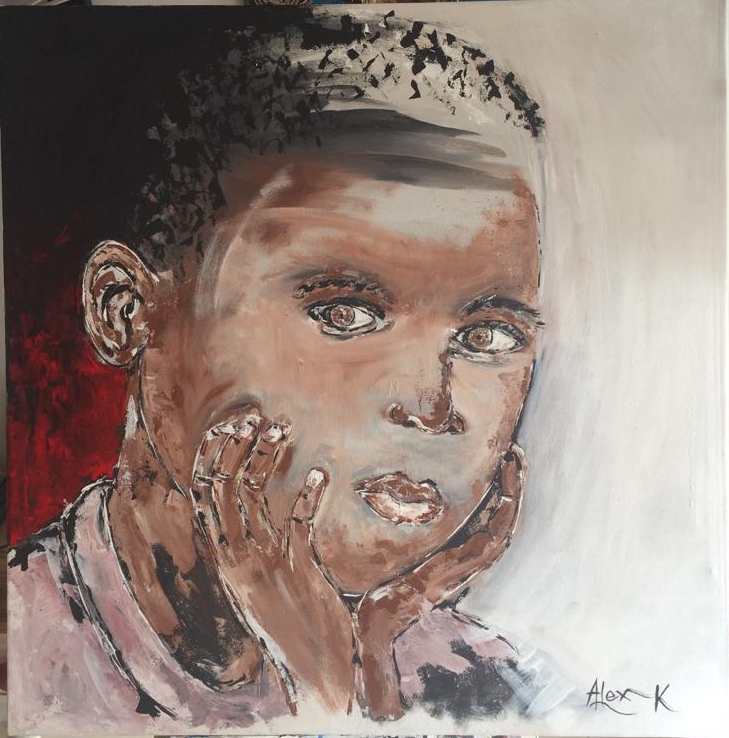 Boy with the Big Brown Eyes