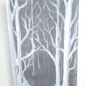 Black and White Tree Silhouette