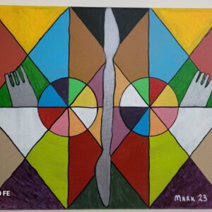 Knife and Fork abstract