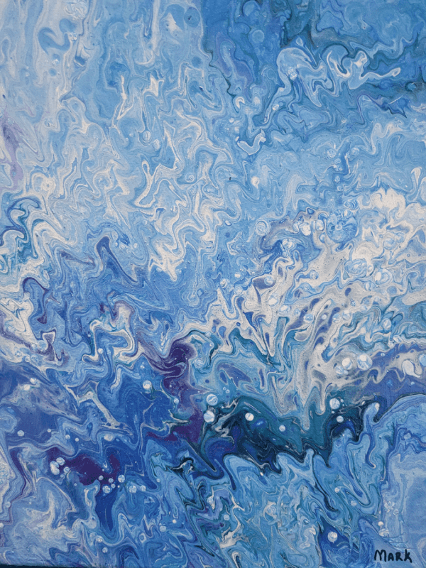 Flow Art 3 Blue