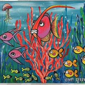 3 Pink Fish and Some Yellow Ones