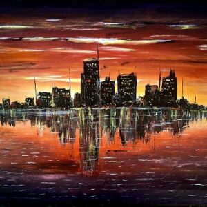 City Of Dusk ( Set of 2 Reflections of Time)