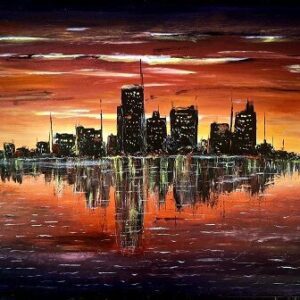 City Of Dusk ( Set of 2 Reflections of Time)