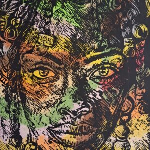 Woman with Head  Scarf - Study