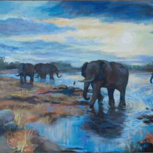 Elephants at Waterhole