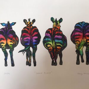 Colourful Zebra Bums