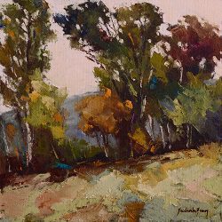 The quiet of winter trees