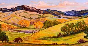 A valley's golden breath