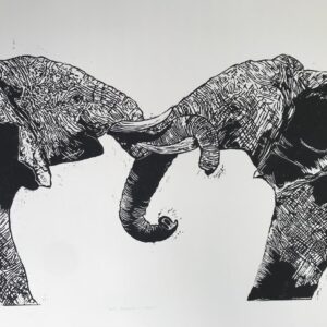 Bull Elephants in Musth