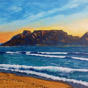 Table mountain sunset