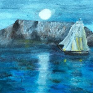 Moonlit Harbour