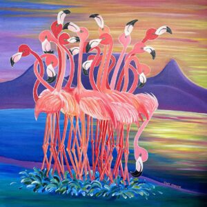 Flamboyant Dancing Girls