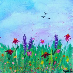 Watercolor landscape 3