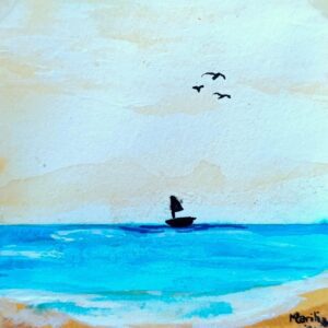 Watercolor seascape 2