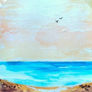 Watercolours seascape 1