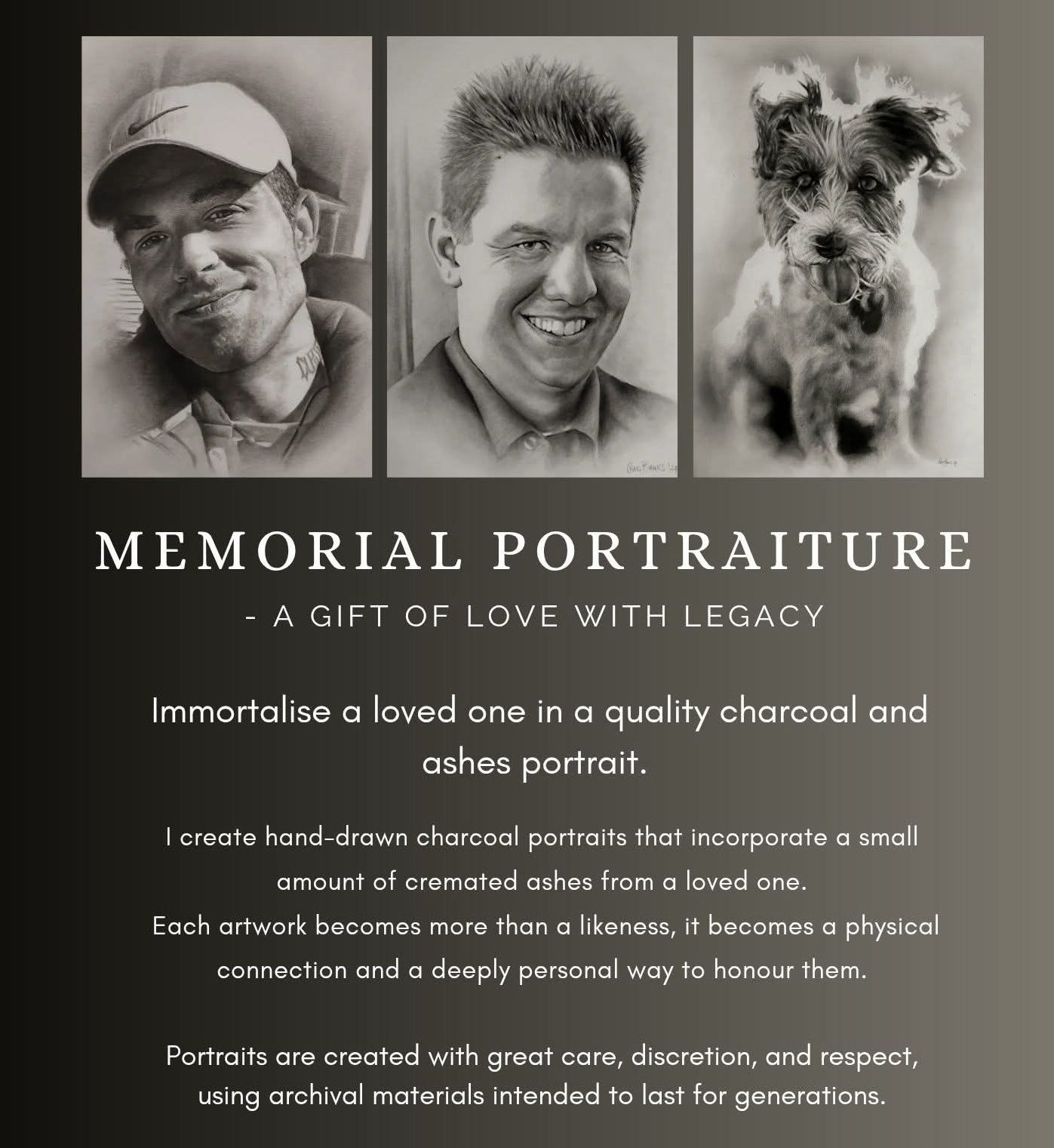Ashes and Charcoal Portraiture Commission