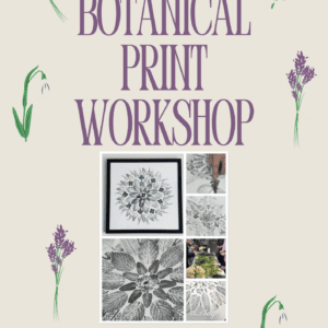 November 20, Botanical Print Workshop