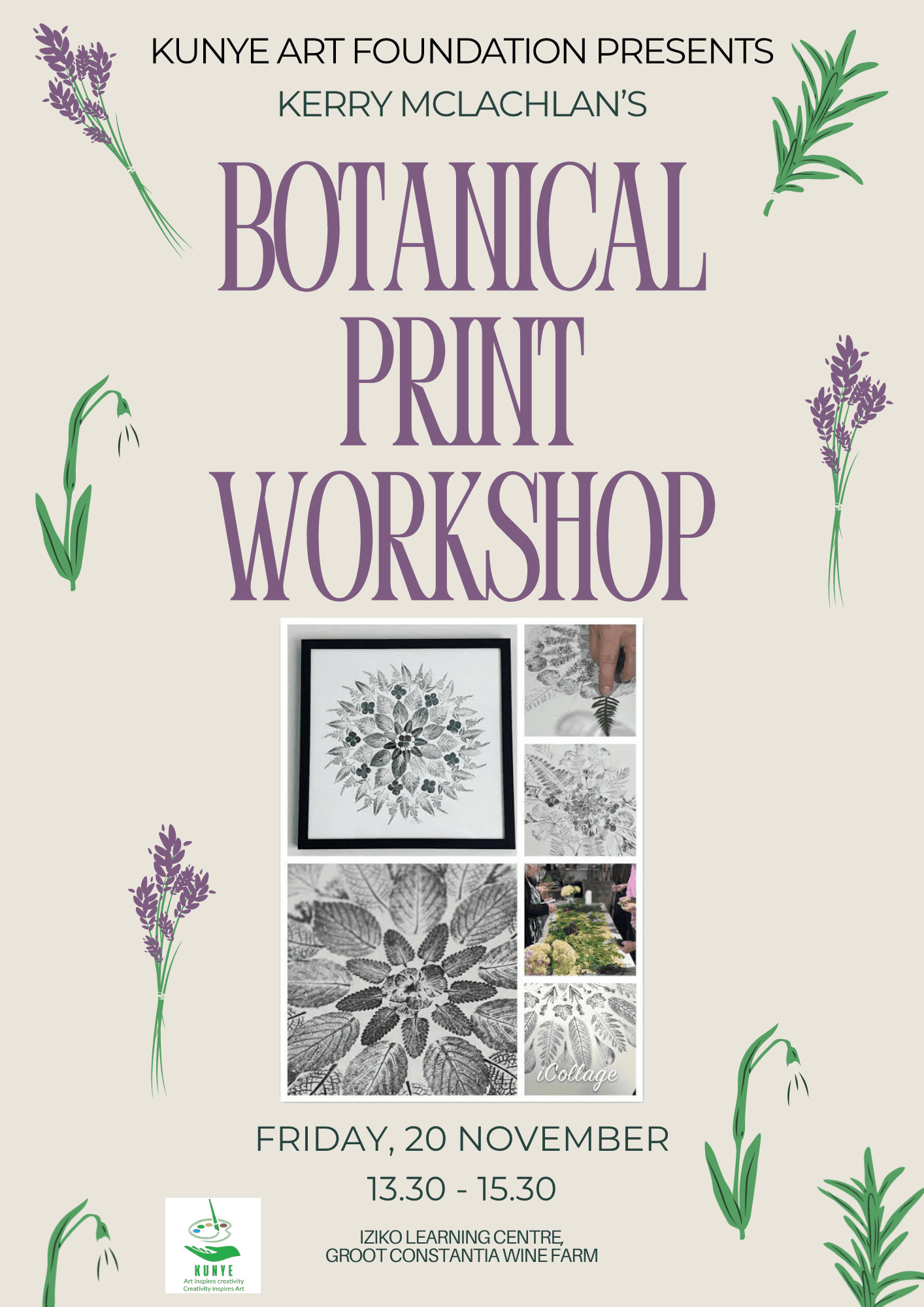 November 20, Botanical Print Workshop