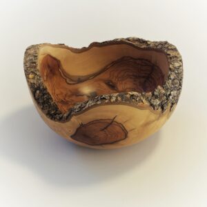 Live Edge Wild Olive Bowl