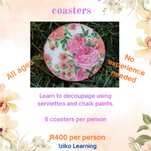 November 28, Serviette Decoupage Coasters